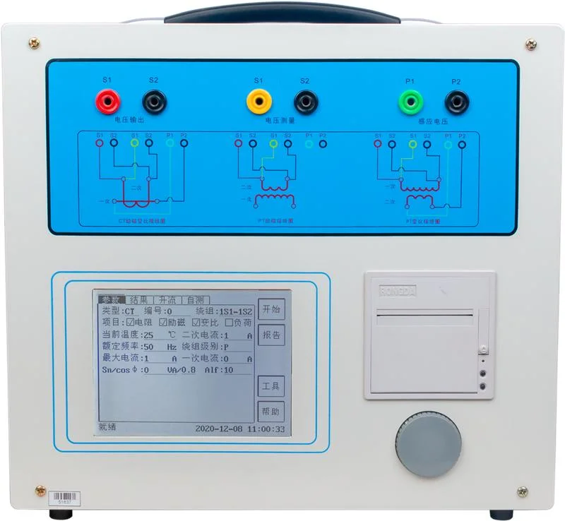 Xhtx206 High Voltage Transformer CT PT Analyzer Volt Ampere Characteristic Ratio Polarity Comprehensive Tester