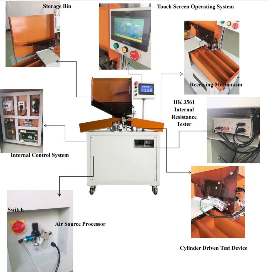 Automatic Cylindrical Battery Sorting Machine/Lithium Battery Sorter